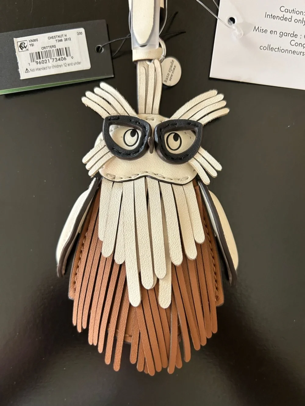 Kate Spade Charmed Ozzy Owl Bag Charm